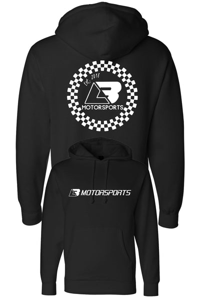 【BlackEyePatch】MOTORSPORT HOODIE BlackLBCheckeredLogoHoodie_gra