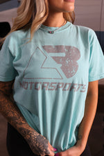 Teal & Grey Comfort Colors Tee