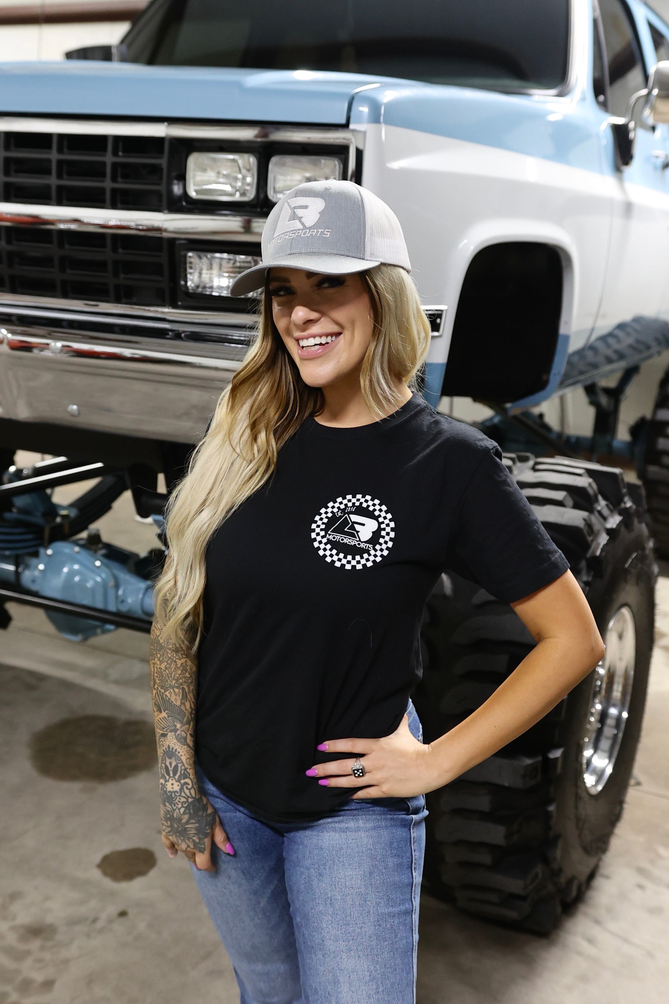Black & White Checkered Tee
