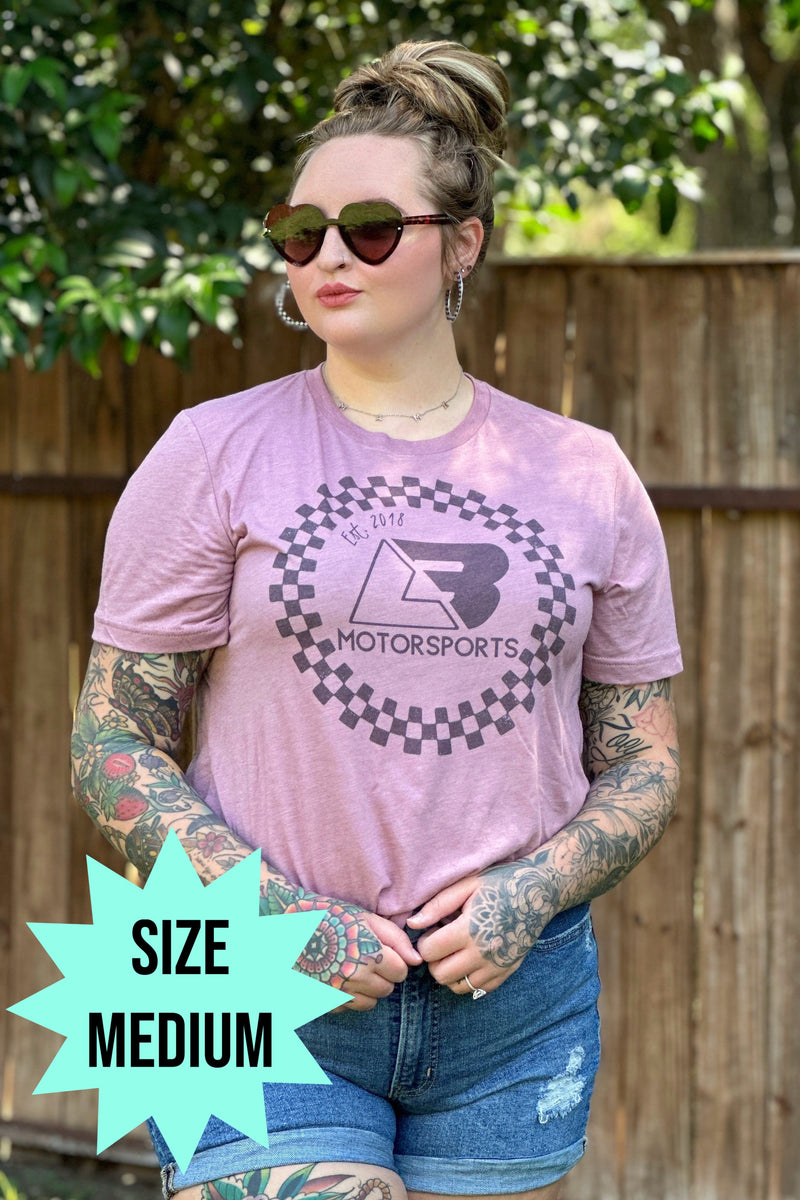 "Orchid" Circle Flag Tee (Size Medium)