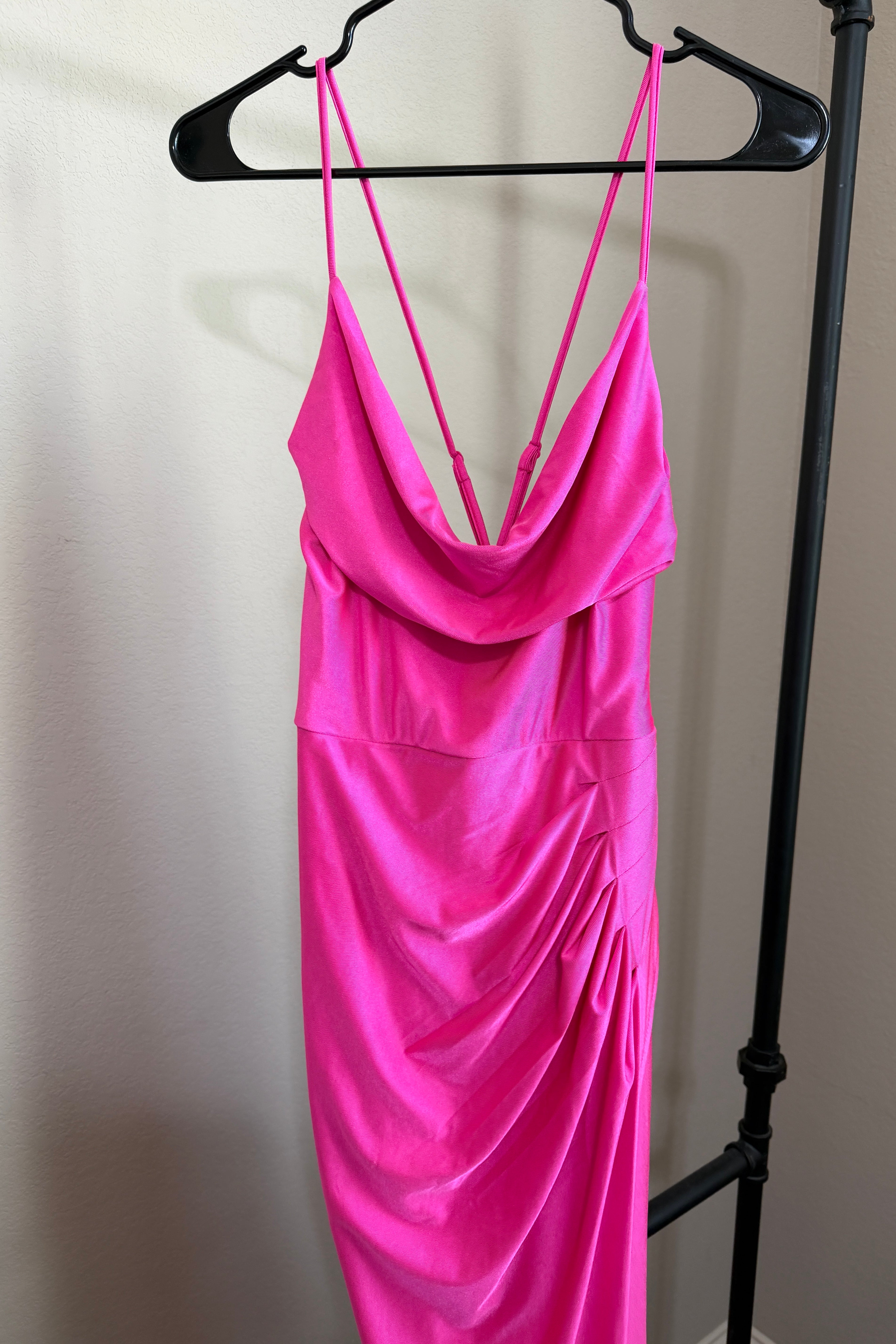Pink Fashion Nova Maxi Dress - Size Medium (NWT)