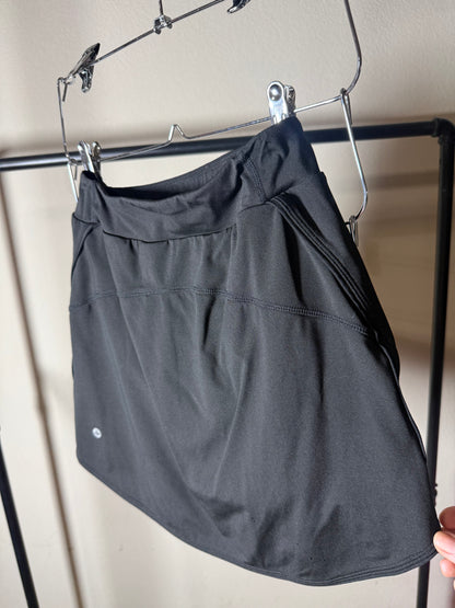 (Size S) Black Athletic Skort