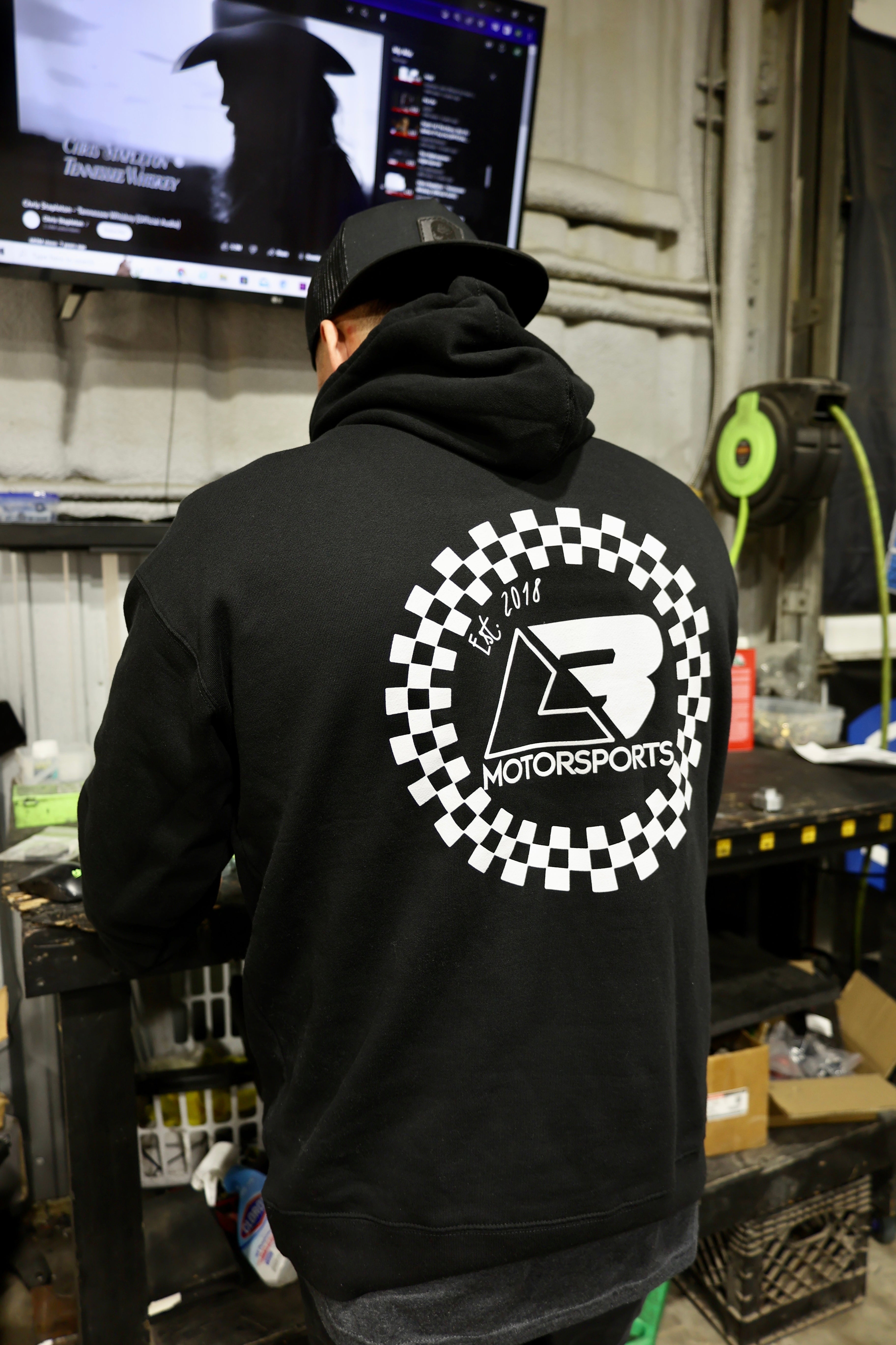 Black OG Circle Flag Premium Hoodie (Size 3x)
