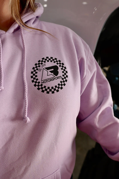 Lavender Circle Flag Premium Hoodie (Size 3x)