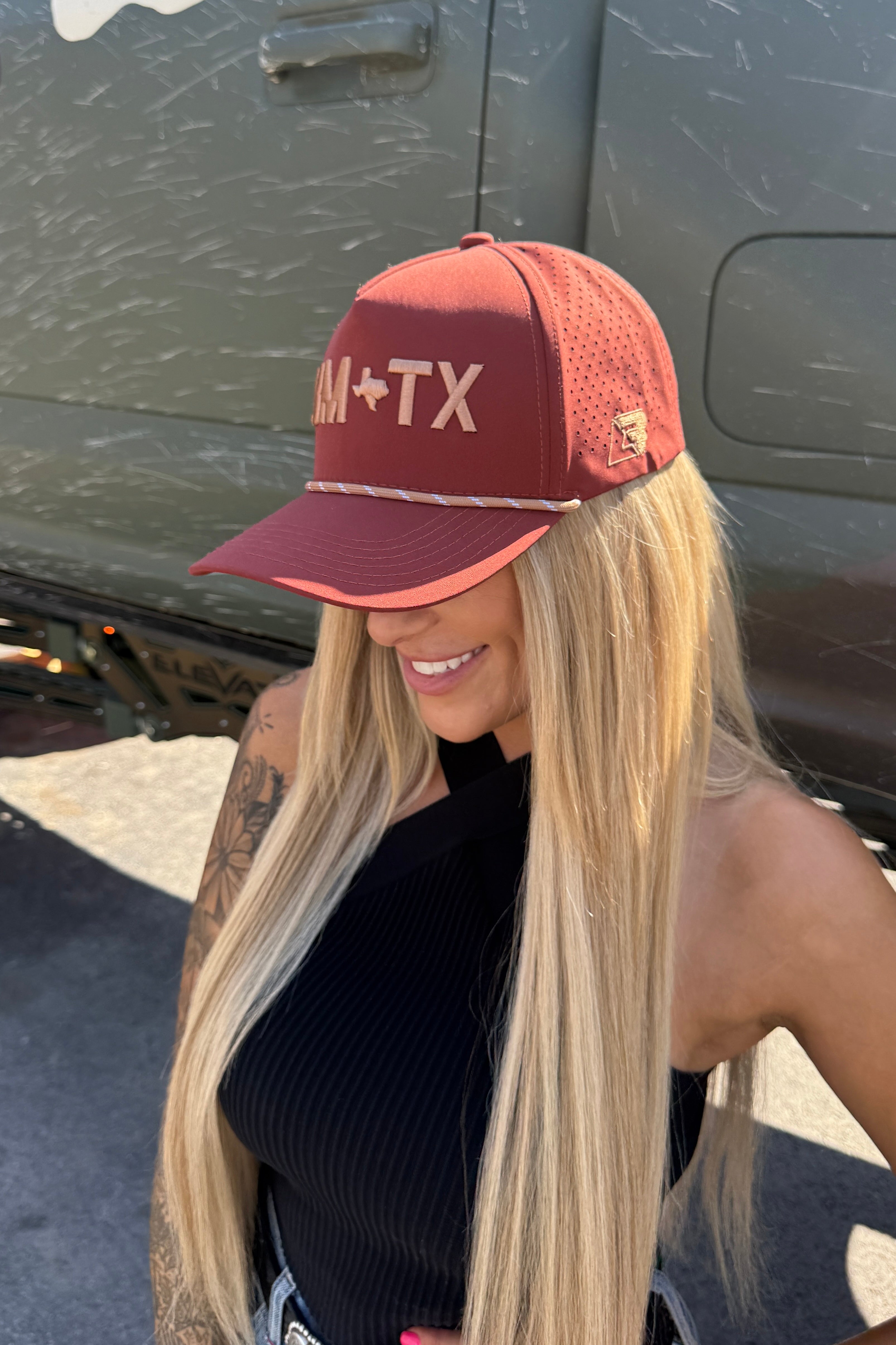 Rusty Red LBM Rope Hat