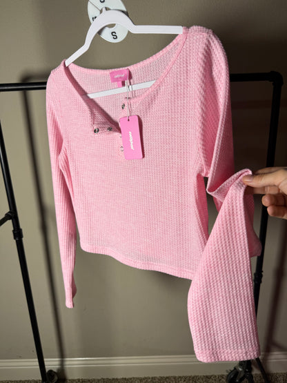 (Size S) Brand New Edikted Cropped Longsleeve