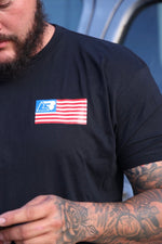 "Red, White & Burnouts" Tee (Size Small)