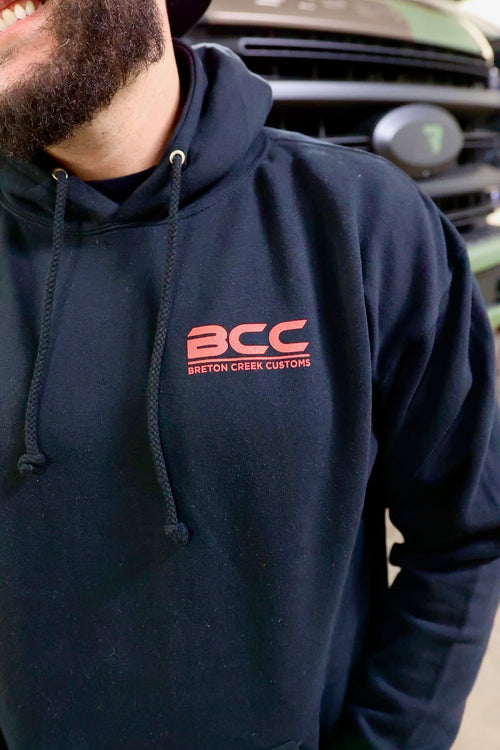 Black & Red BCC Hoodie (Size 2x)