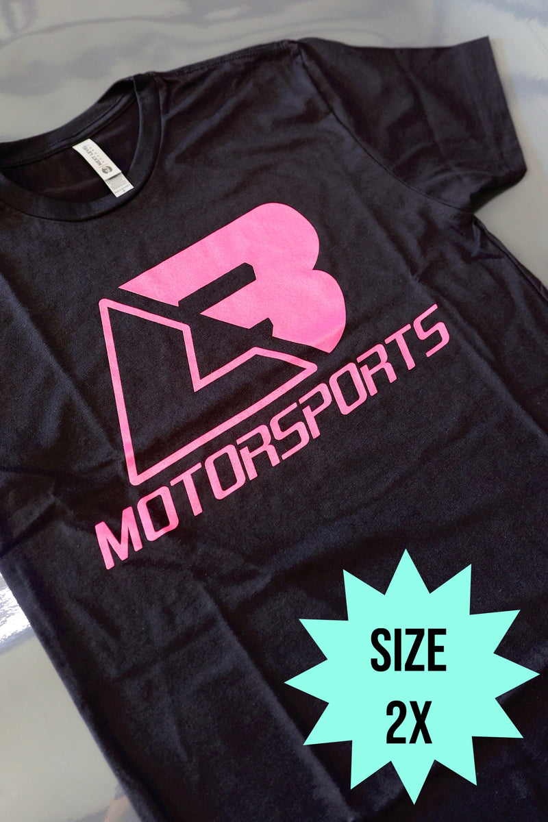 Black & Hot Pink LB Tee (Size 2x)