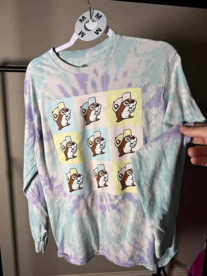 (Size M) Buc-ee’s Tie-Dye Graphic Long-Sleeve