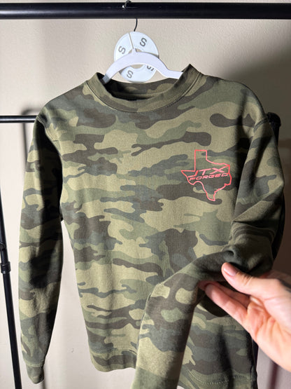 (Size S) JTX Camo Crewneck
