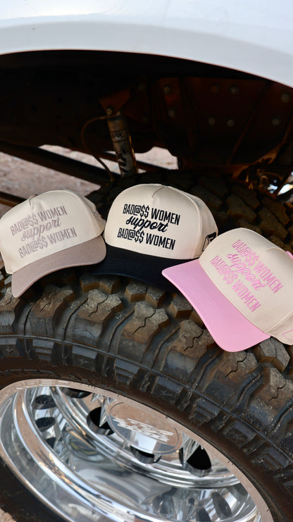 "Bad@$$ Women Support Bad@$$ Women" Hats