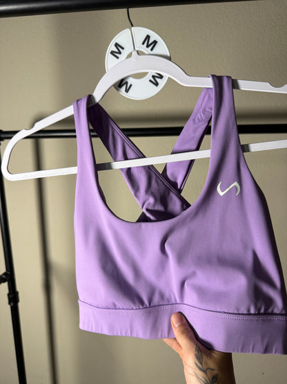 (Size M) TLF Brand Lavender Sports Bra
