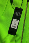 Neon Green Zipper Midi Skirt - Size Small (NWT)
