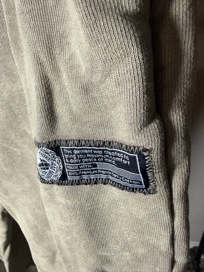 (Size S) Alphalete Olive Acid Washed Sweatpants