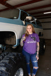 Purple Spider Web Tee