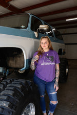 Purple Spider Web Tee