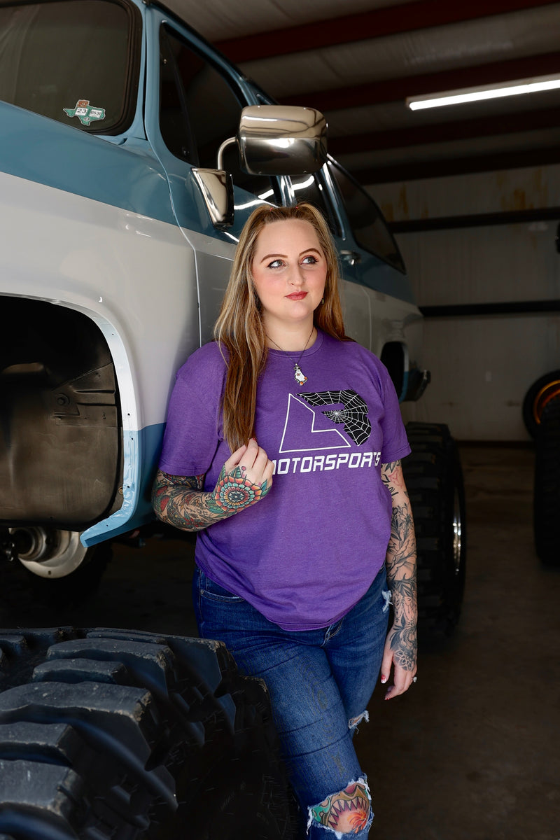 Purple Spider Web Tee