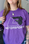 Purple Spider Web Tee
