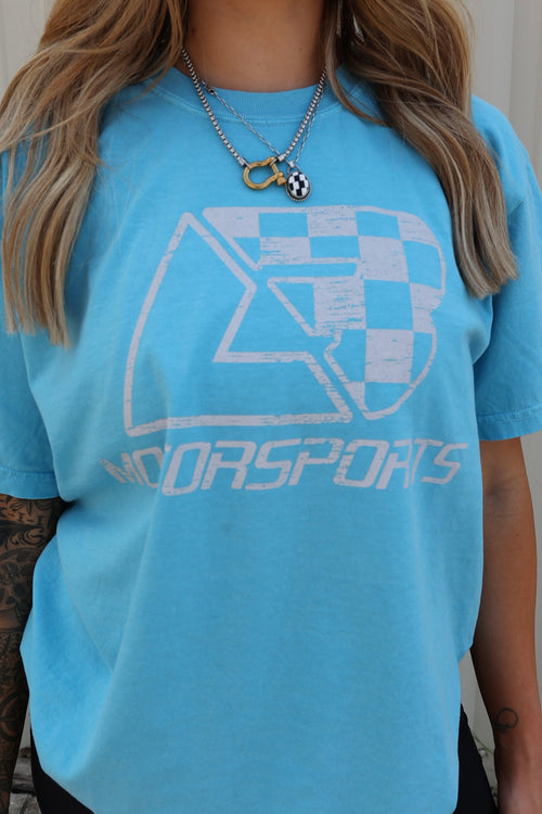 Sapphire Blue Comfort Colors Logo Tee