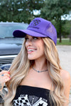 Purple & Black Foam Trucker Hat