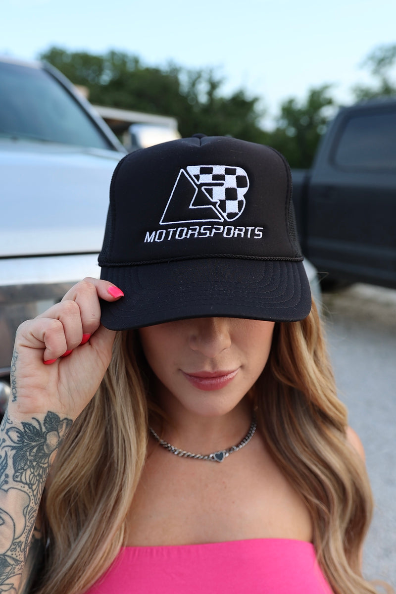 Black & White Foam Trucker Hat
