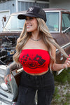 Red LB Tube Top