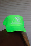 Neon Green & White Foam Trucker Hat