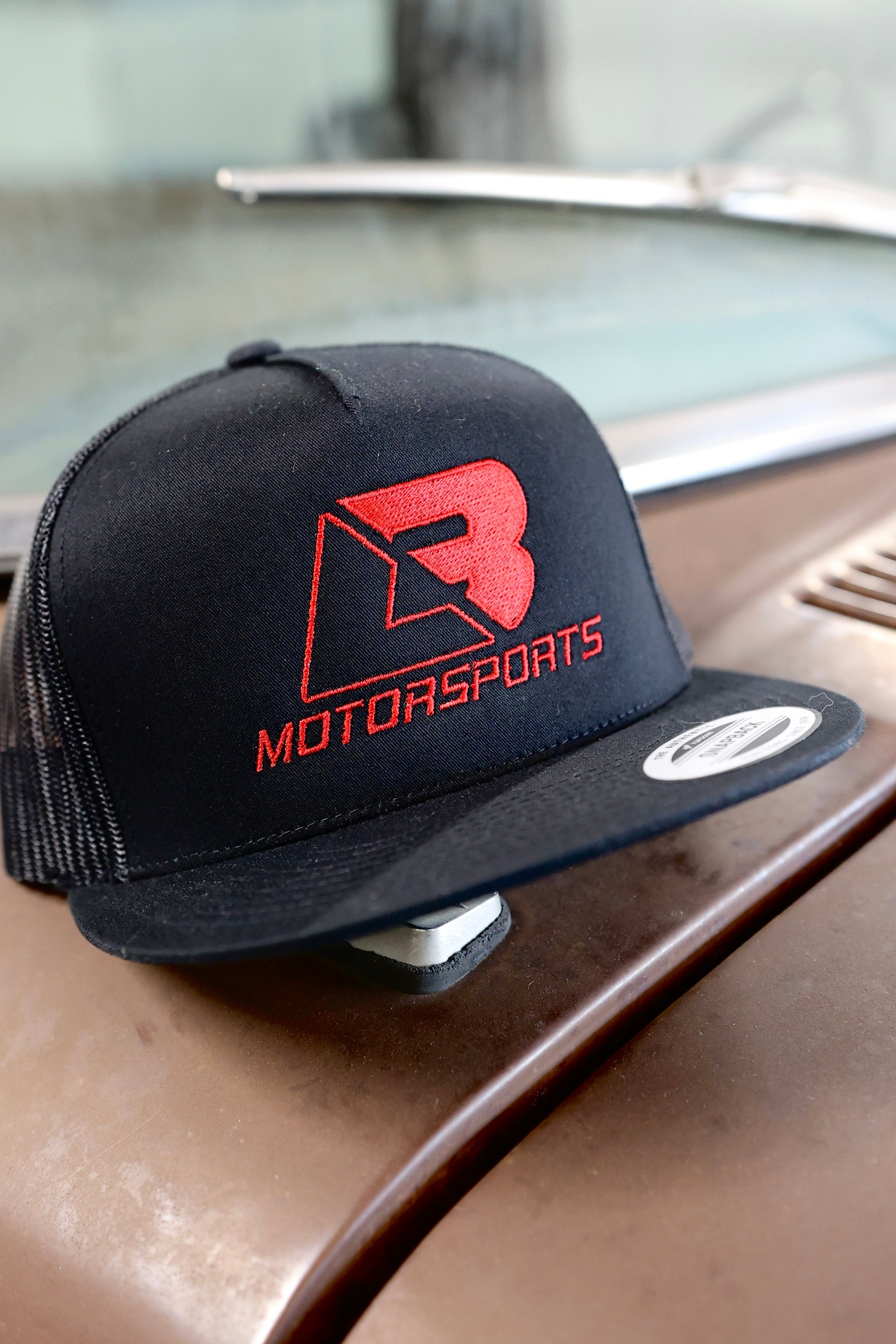 Red Logo Flatbill