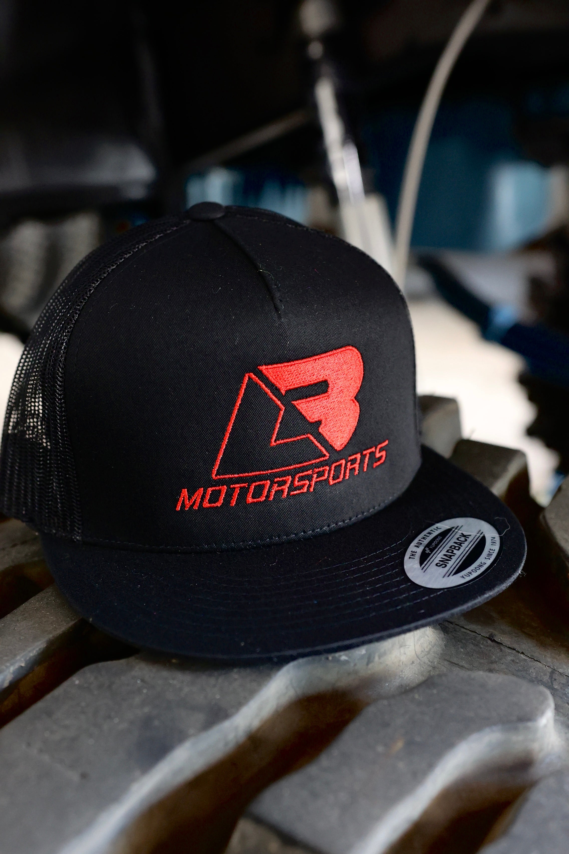 Red Logo Flatbill