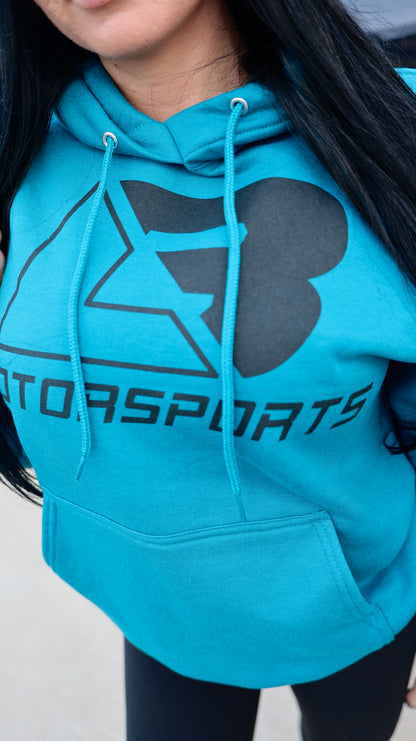 Teal & Black Logo Hoodie