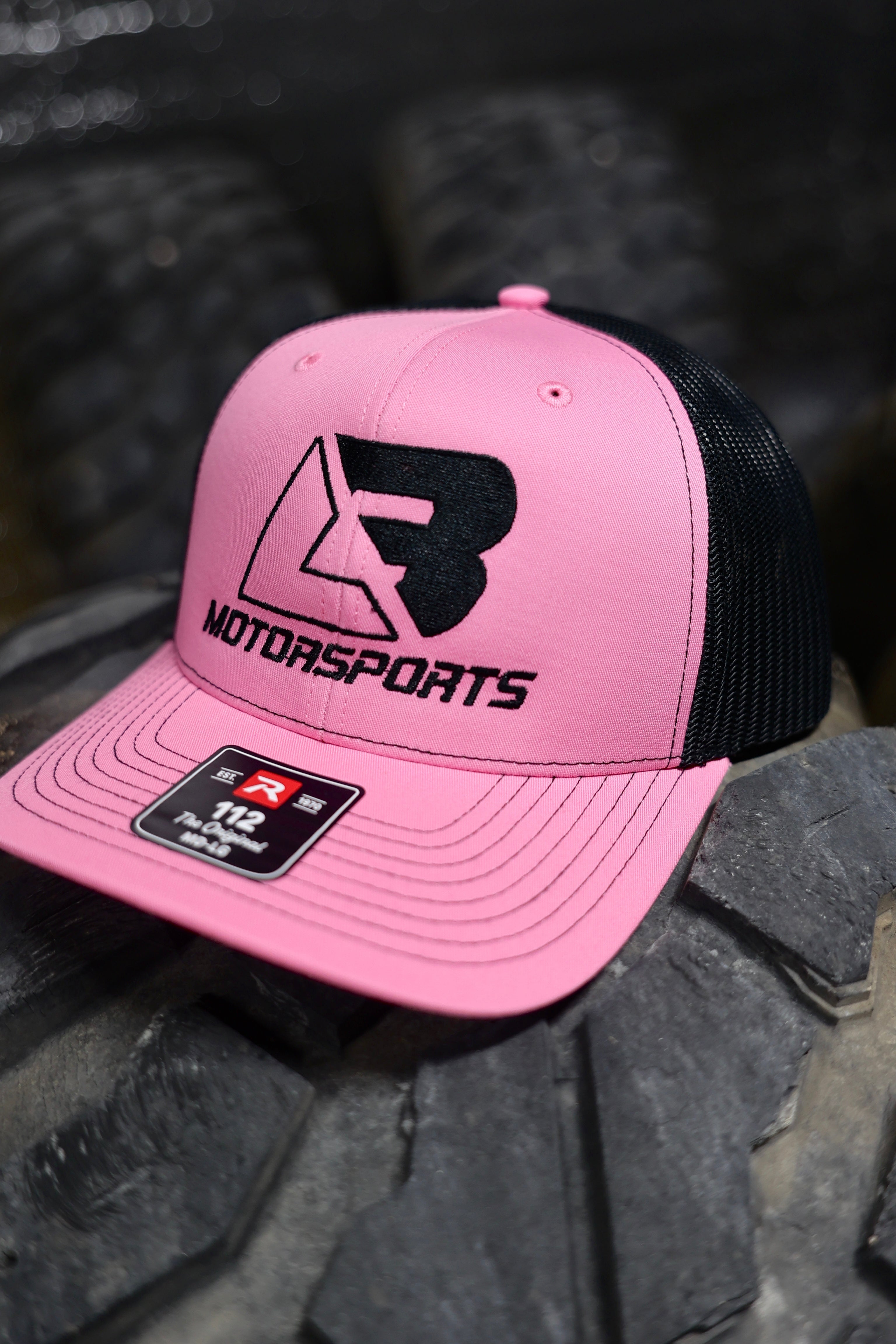 Pink & Black Richardson Hat