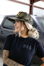 Camo & Orange Foam Trucker Hat