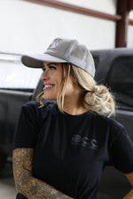 Grey & Lavender FoamTrucker Hat