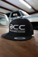 Silver BCC Logo Flatbill