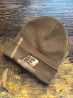 Brown & Gold LB Beanie