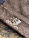 Brown & Gold LB Beanie