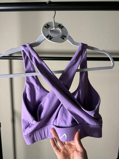 (Size M) TLF Brand Lavender Sports Bra