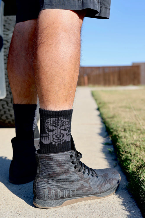 Black & Grey BCC Socks