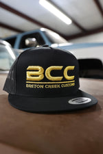 Gold BCC Logo Flatbill