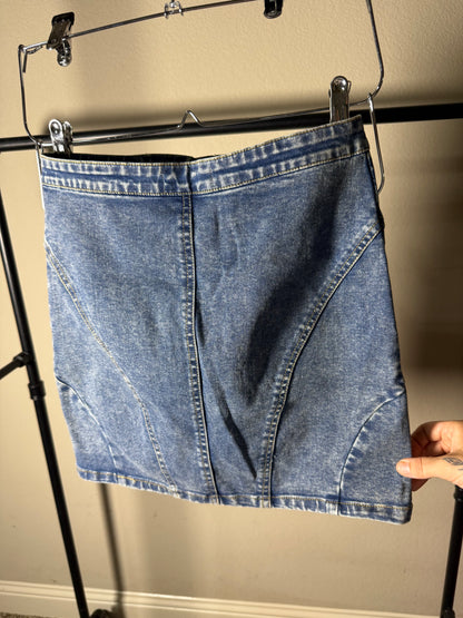 (Size S) Emory Park Denim Skirt