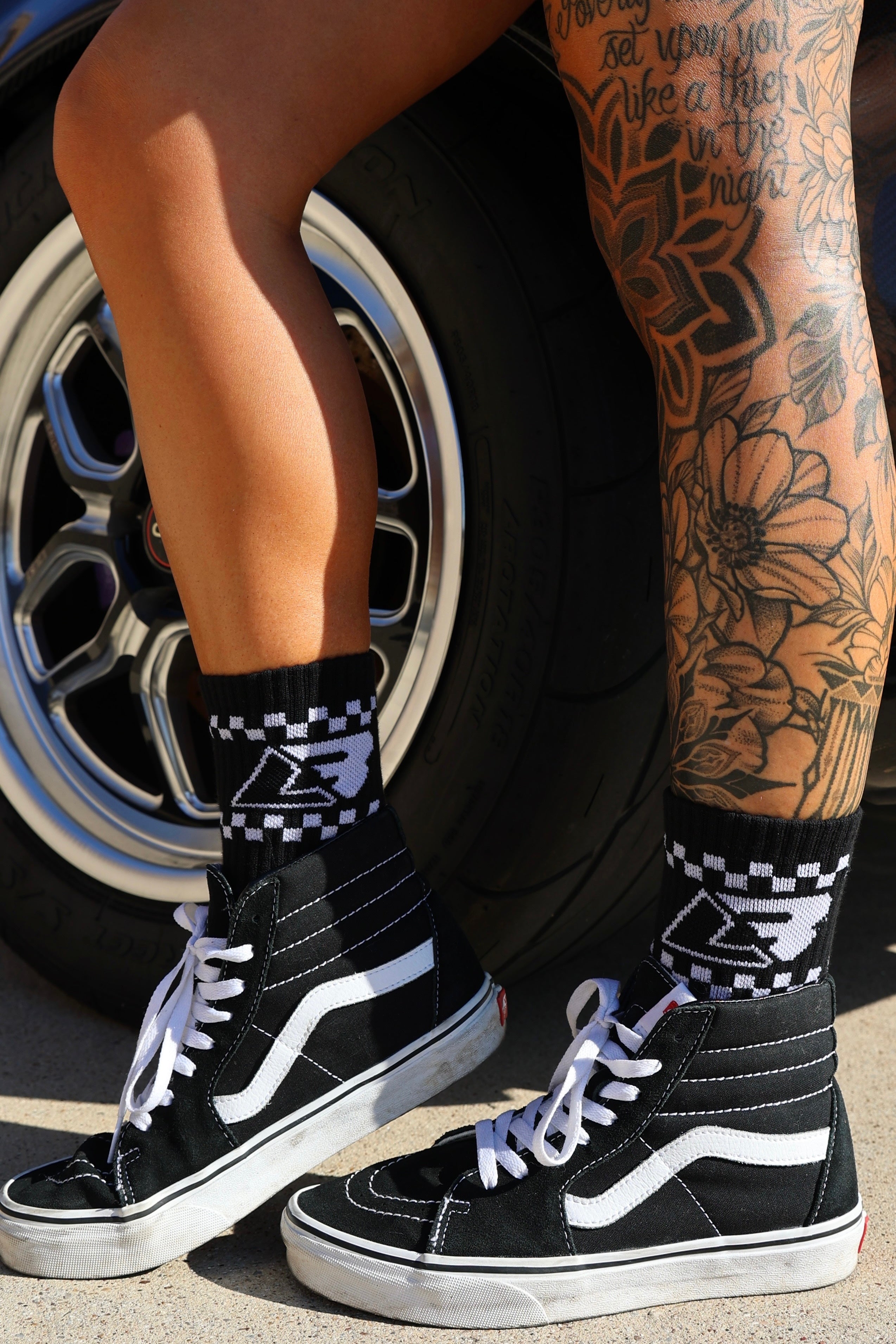 Black & White LB Socks