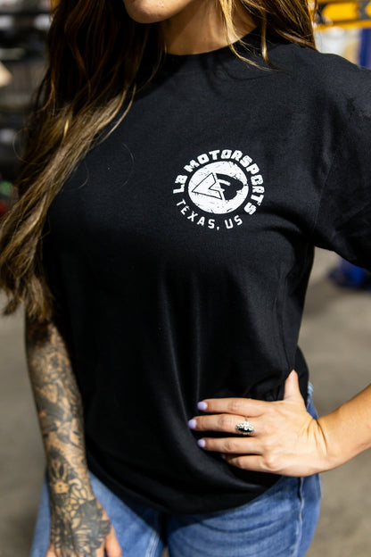 Black Vintage Flag Logo Tee (Size 4x)