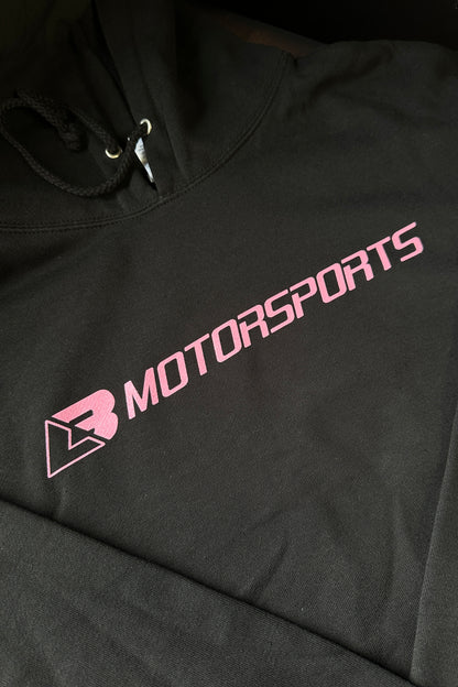 Black & Pink Checkered Premium Hoodie