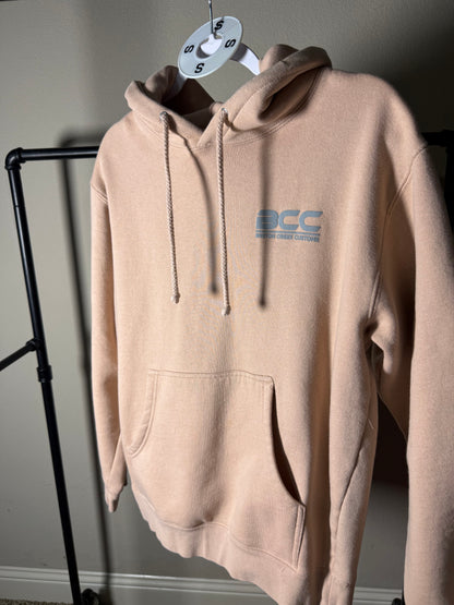(Size S) Light Mauve Pink BCC Hoodie