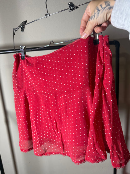 (Size S) Wild Fable Polka Dot Skirt