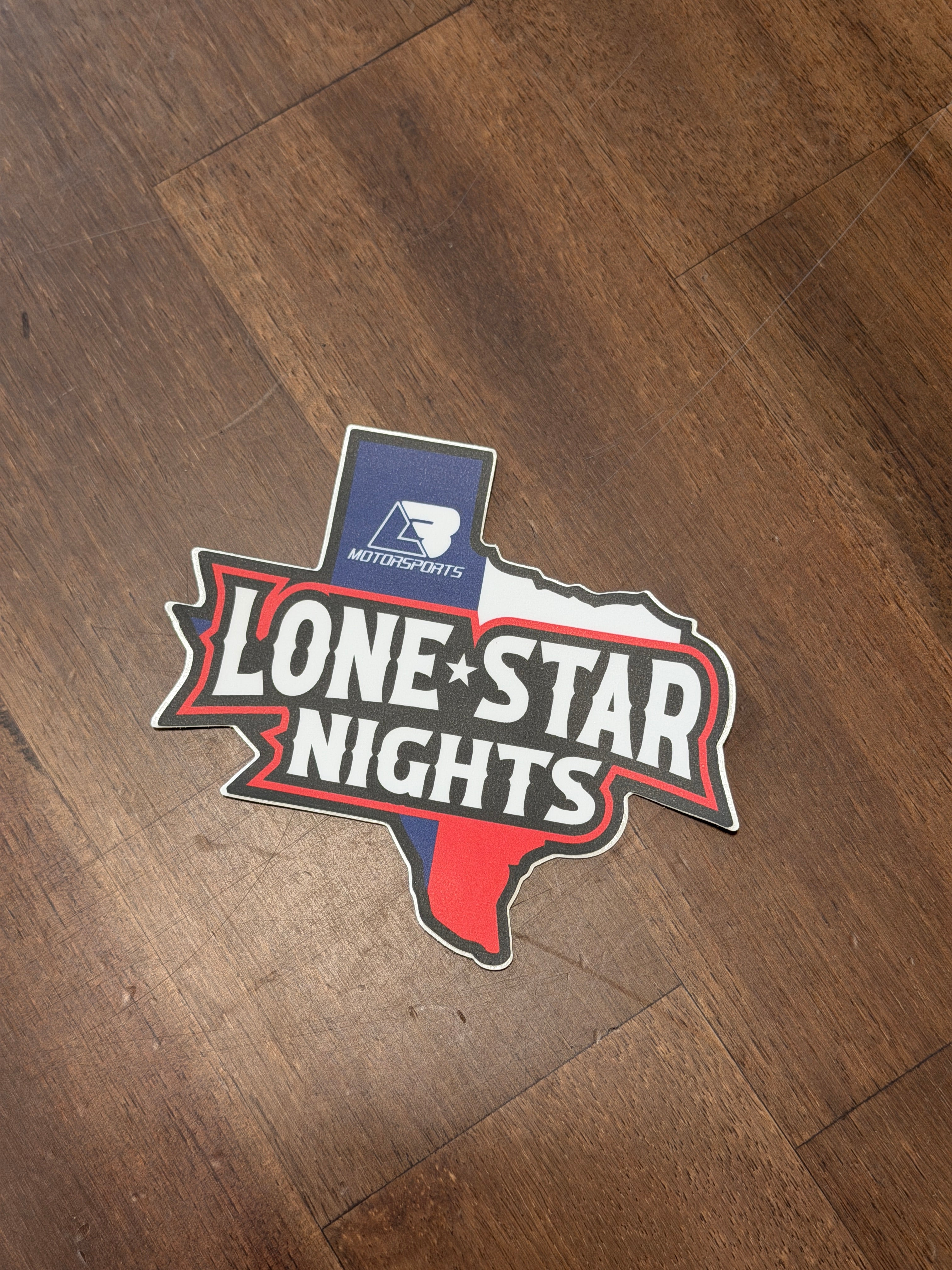 Lone Star Nights RWB Sticker