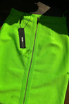 Neon Green Zipper Midi Skirt - Size Small (NWT)