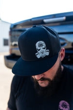 Black & Grey BCC Logo Flatbill