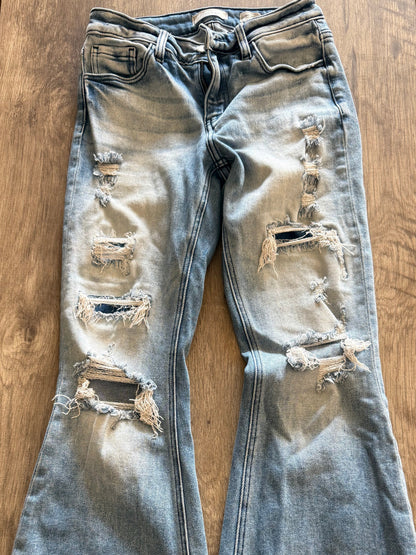 (Size W26) Kancan Flared Jeans